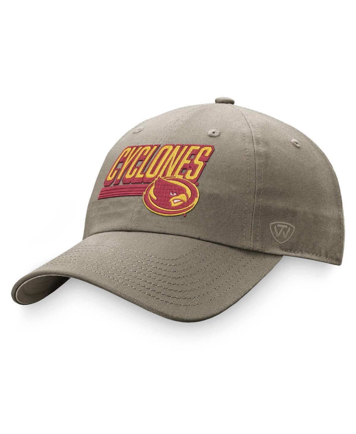 Men's Top of the World Khaki NDSU Bison Slice Adjustable Hat, Nds Beig K Product Image