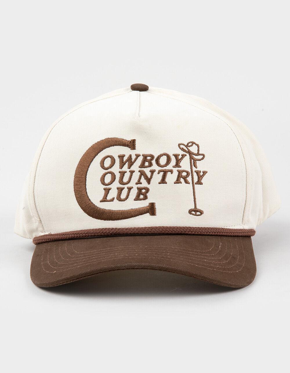 SENDERO PROVISIONS CO. Cowboy Country Club Snapback Hat - BROWN COMBO Product Image
