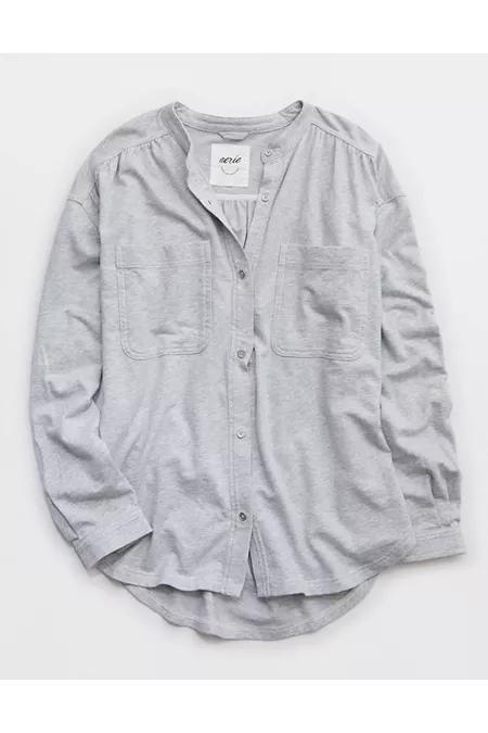 Aerie MagnaReady Adaptive Roll With It Fleece Shirt Women's Product Image