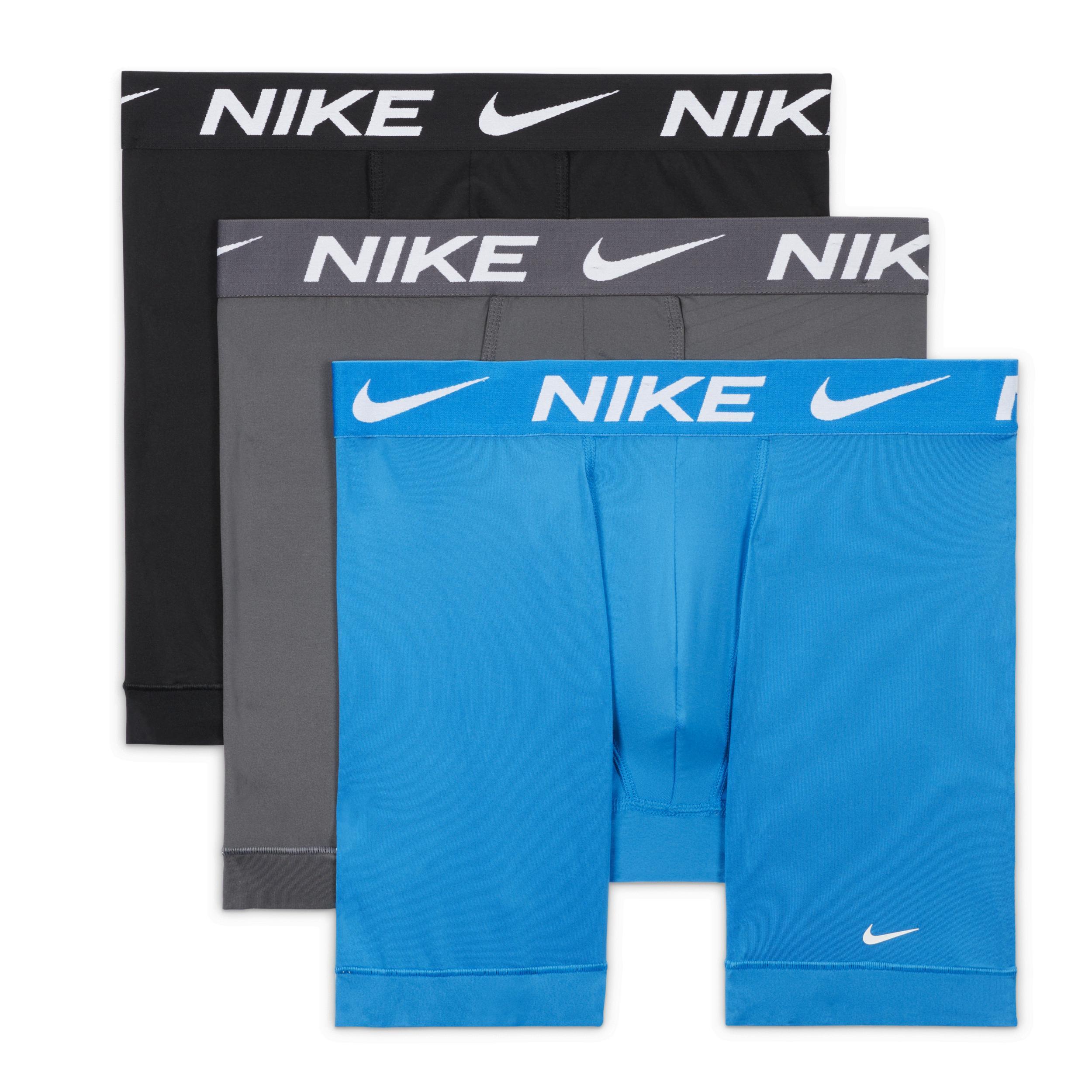 Mens Nike Dri-FIT Essential 3-pack Microfiber Boxer Briefs Product Image