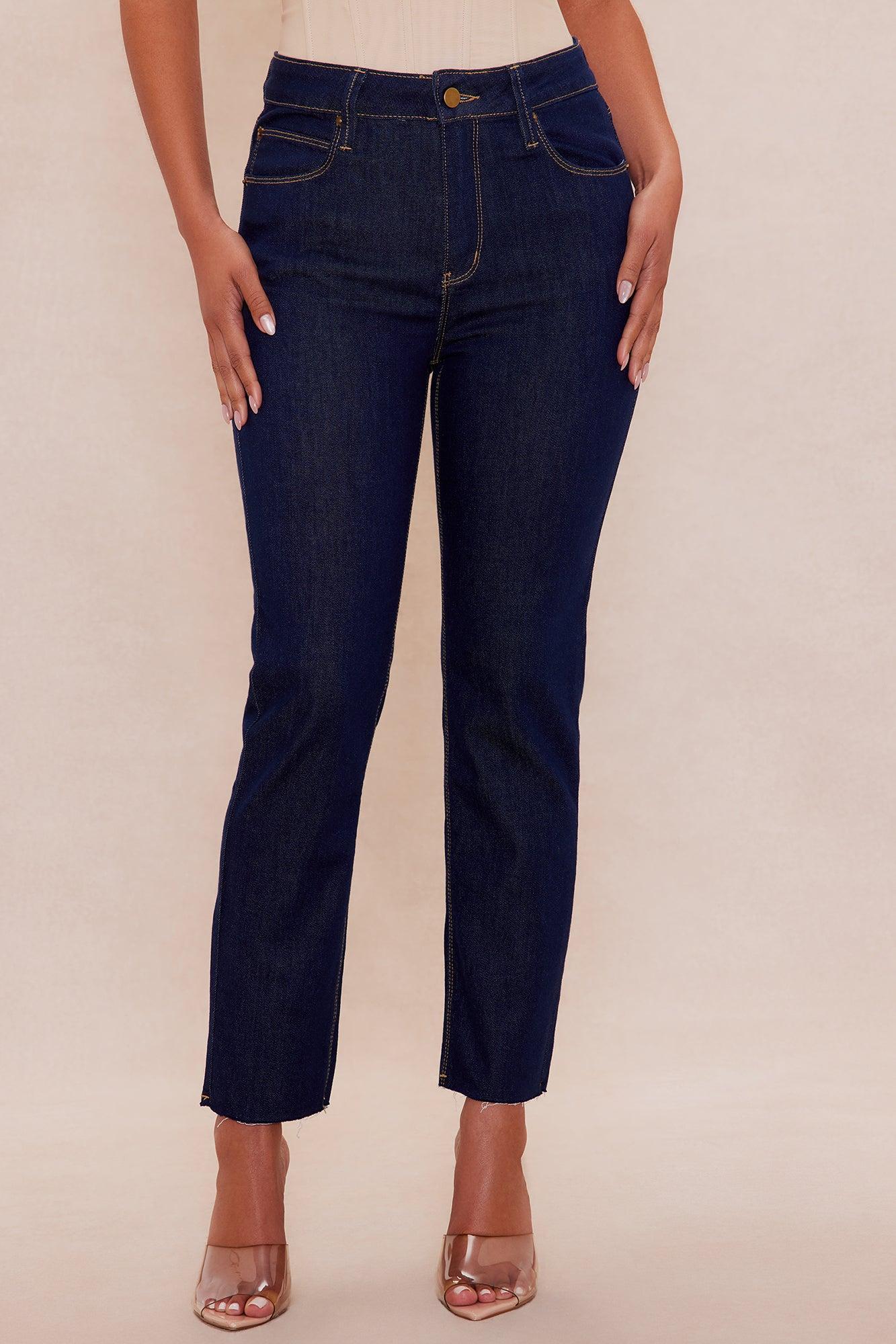 Jenni Denim Skinny Jean - Dark Wash Product Image