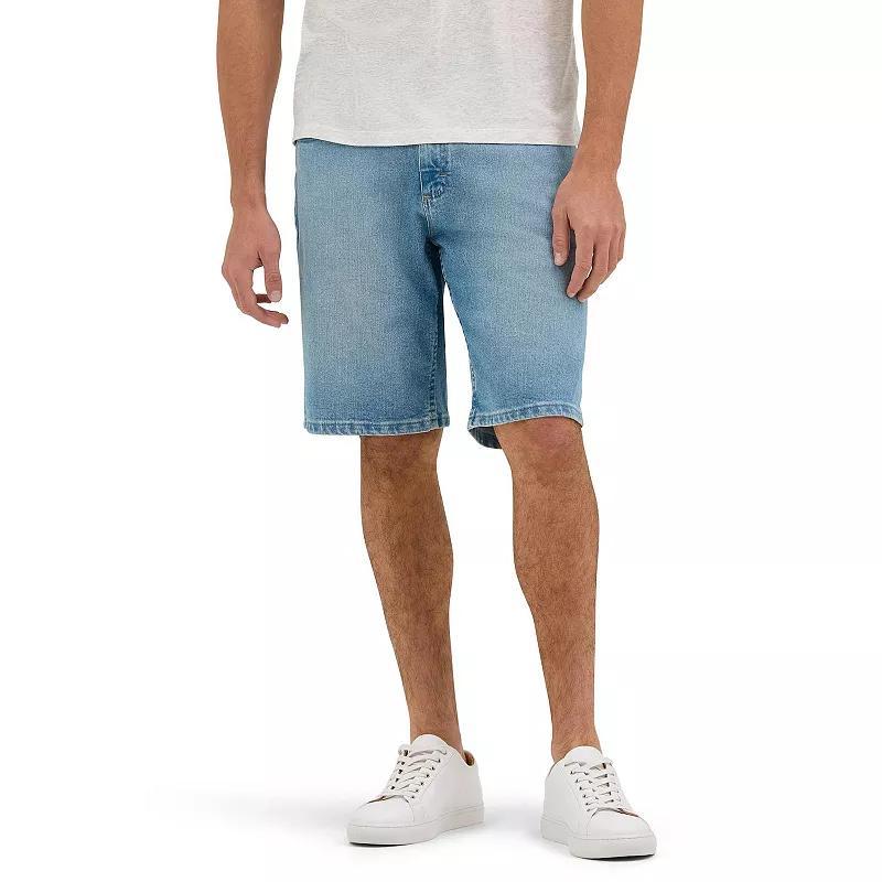 Men's Wrangler 10.5" Regular-Fit Jean Shorts, Size: 31, Ice Blue Product Image