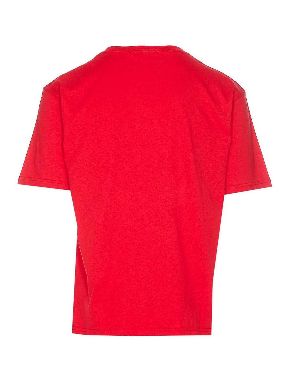 VALENTINO T-shirt Logo In Red Product Image