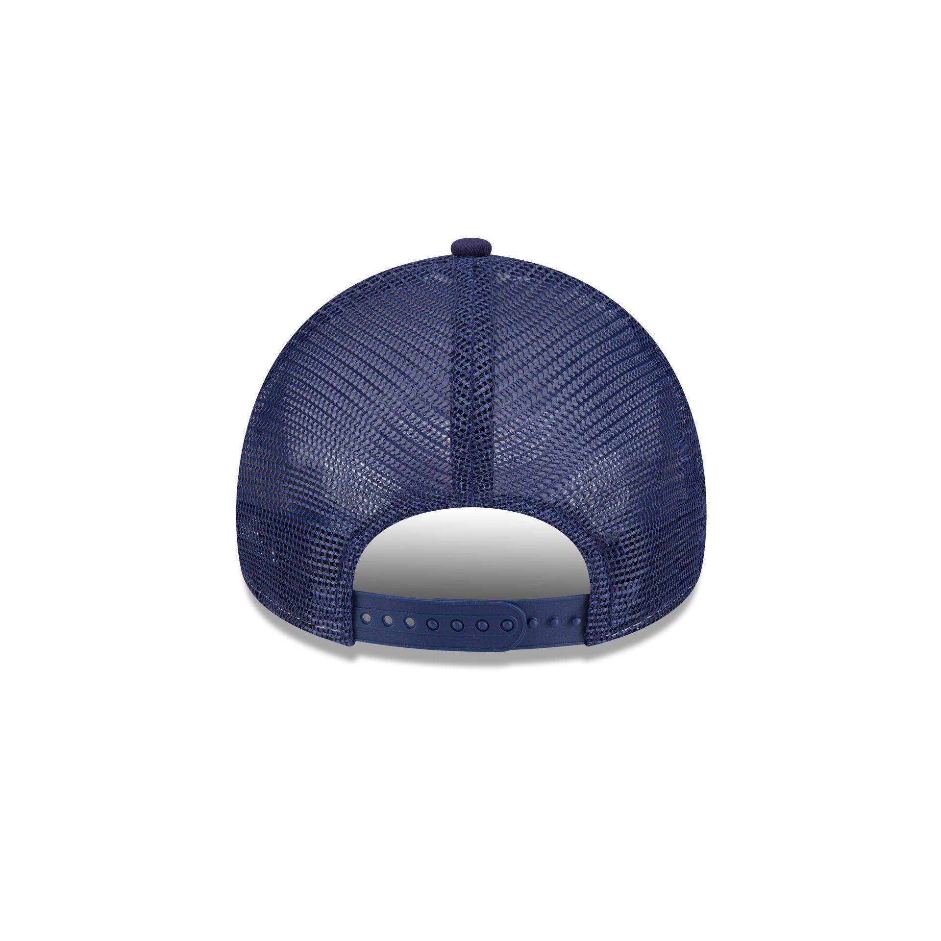 New York Mets Distressed 9FORTY A-Frame Trucker Hat Male Product Image