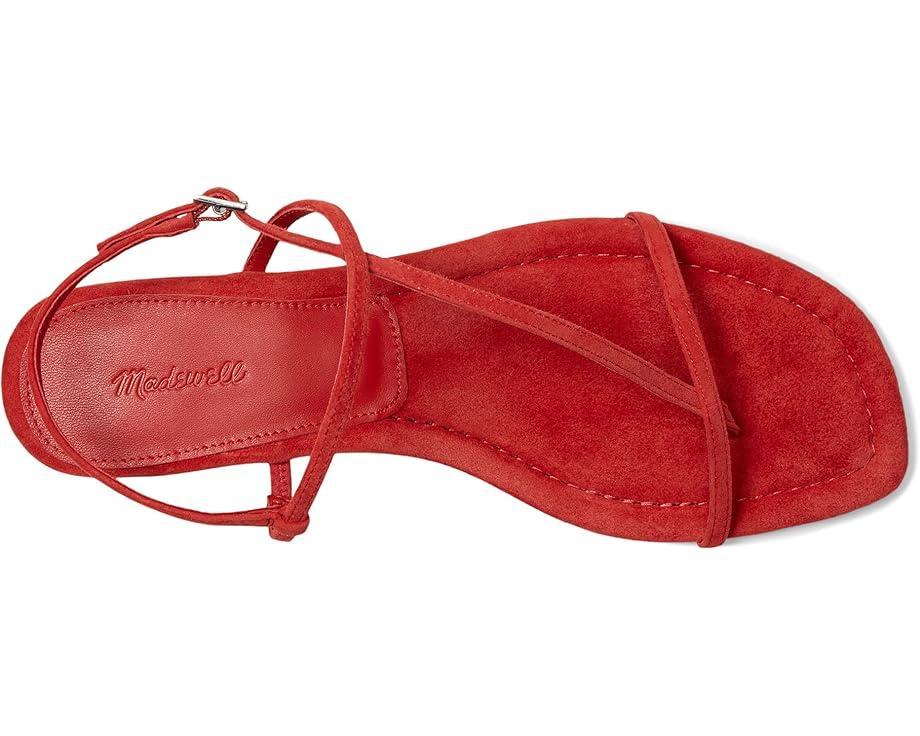 Tamia Heeled Thong Sandals - Suede Product Image