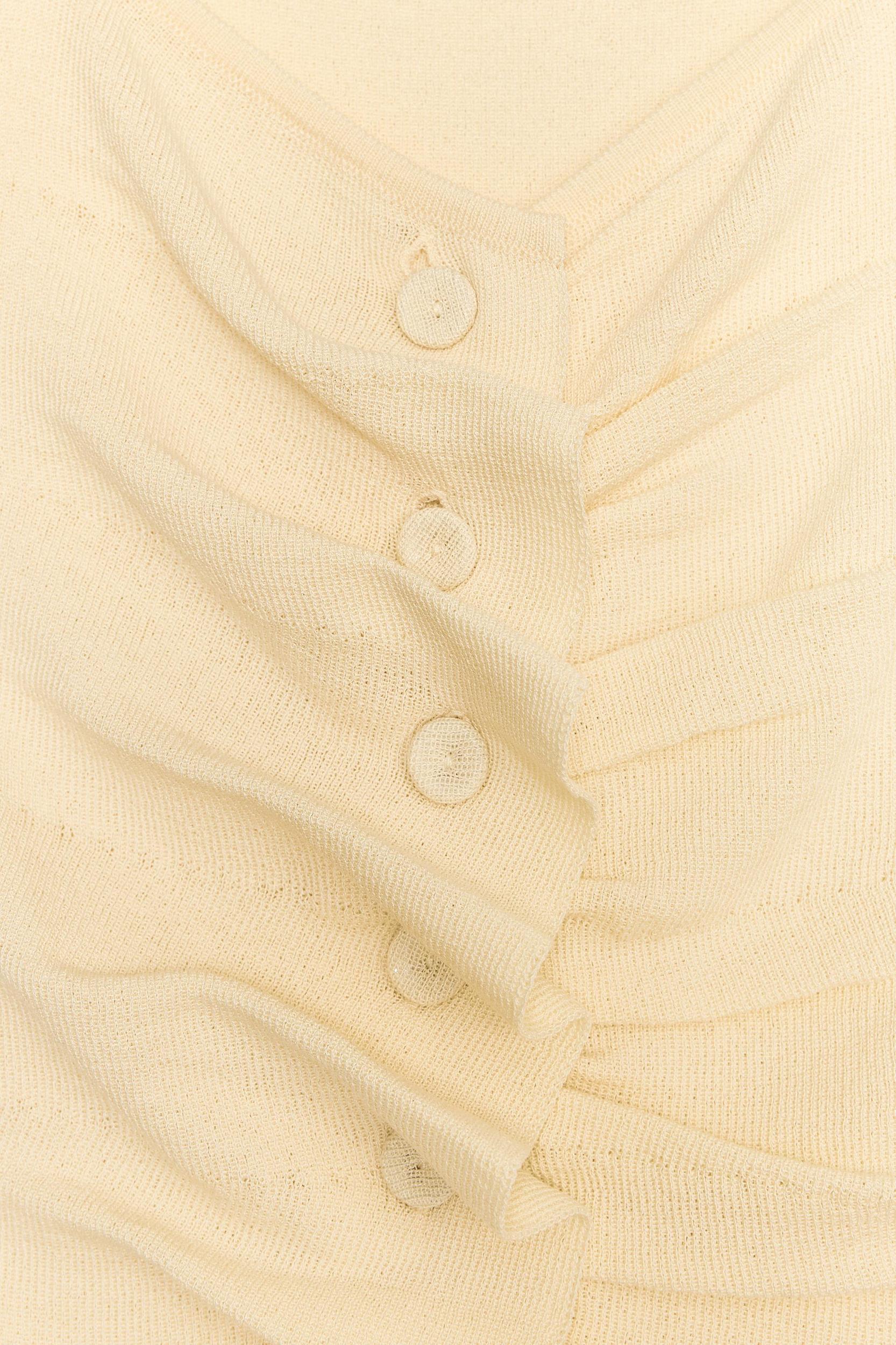 RUCHED KNIT TOP Product Image