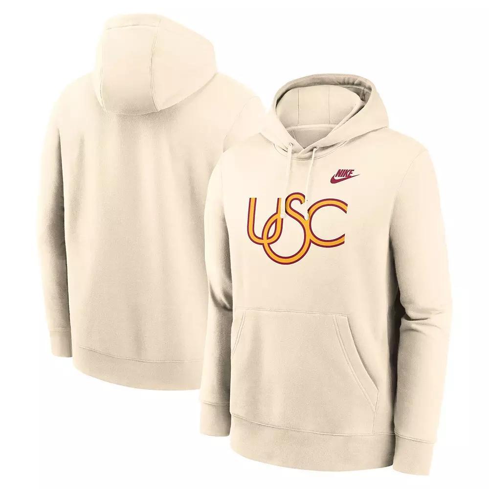 Mens Nike Cream USC Trojans Vault Logo Pullover Hoodie Product Image