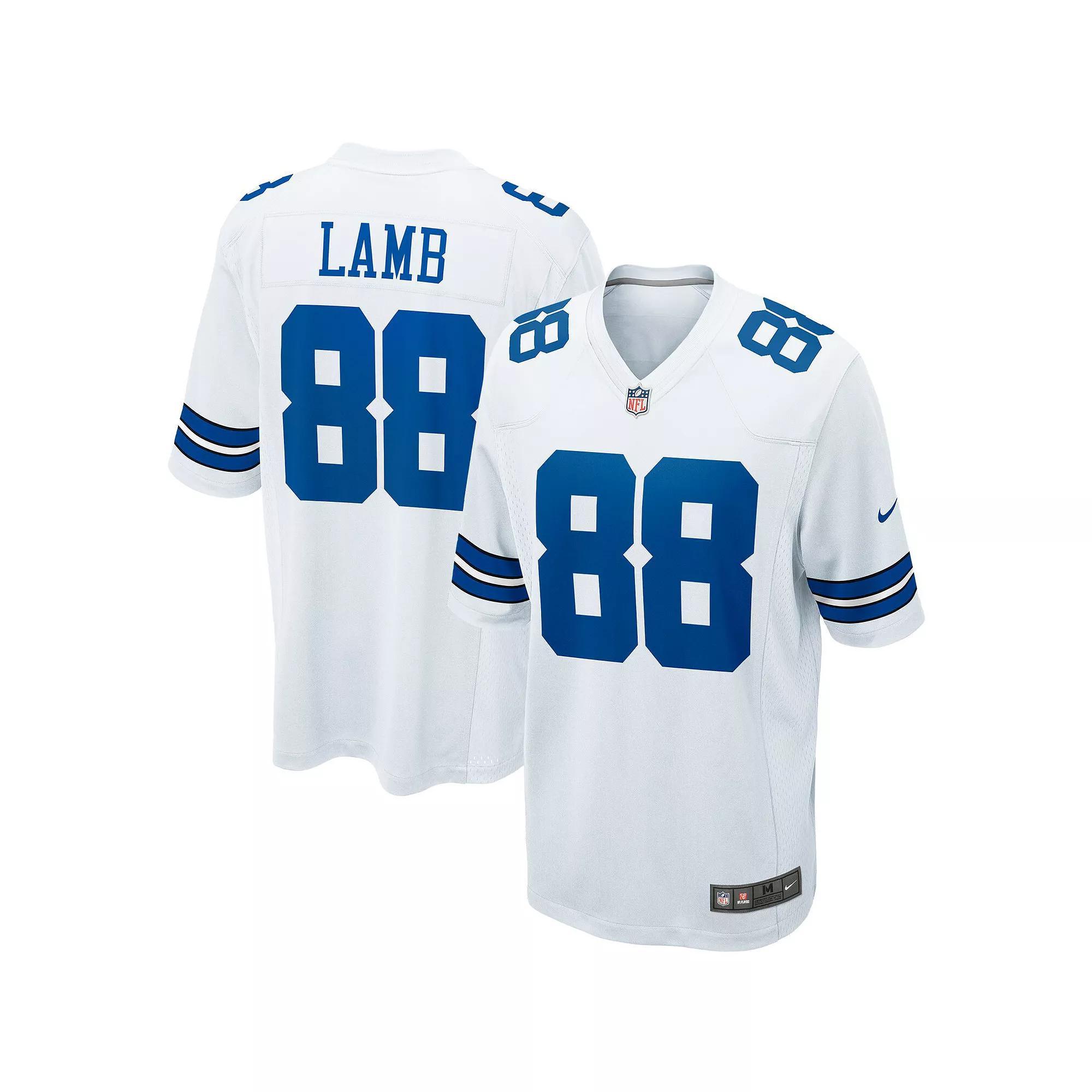 Men's Nike CeeDee Lamb White Dallas Cowboys Game Team Jersey, Size: 3XL Product Image