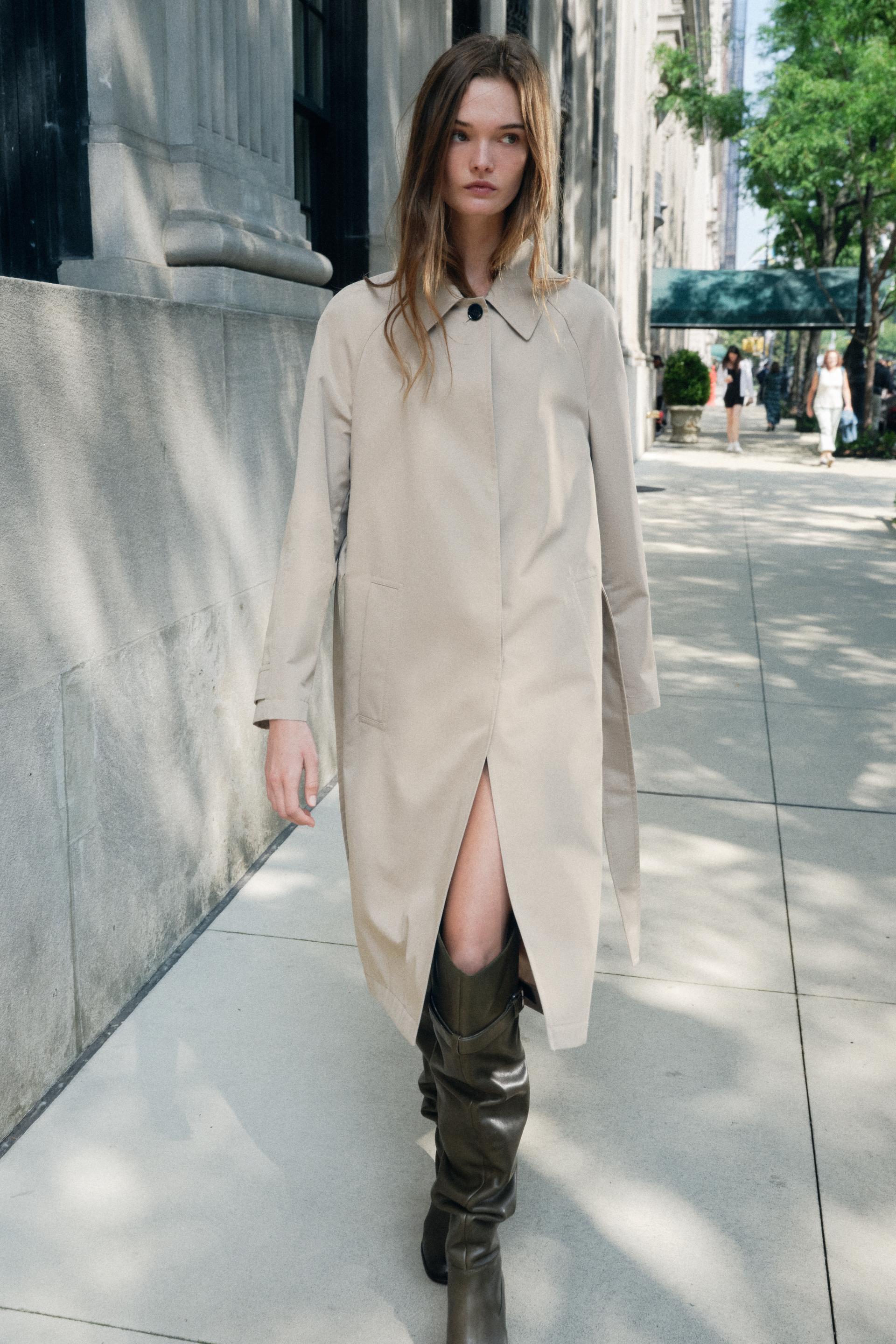 BELTED TRENCH COAT ZW COLLECTION Product Image