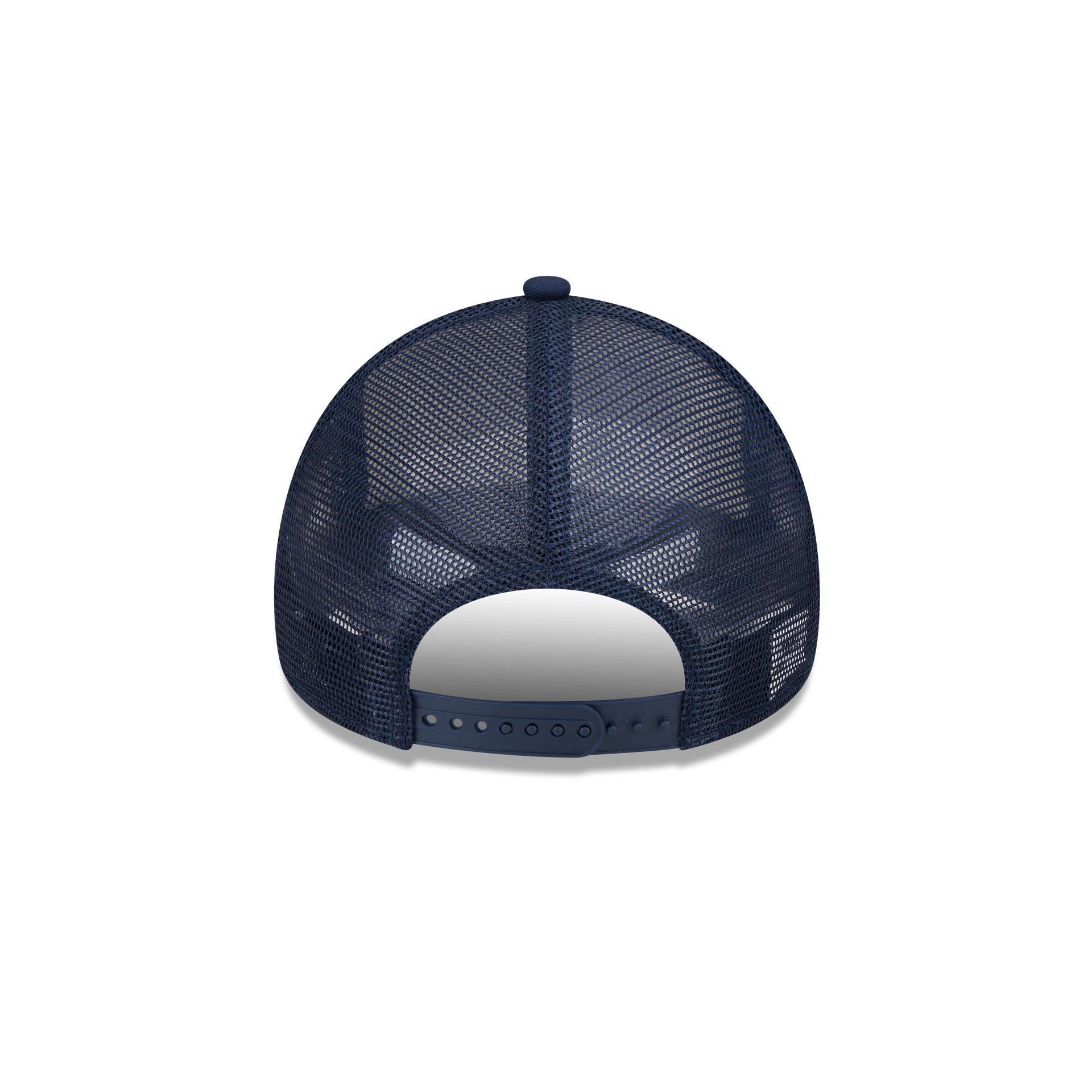 Indiana Pacers 2024 Rally Drive White 9FORTY A-Frame Trucker Hat Male Product Image
