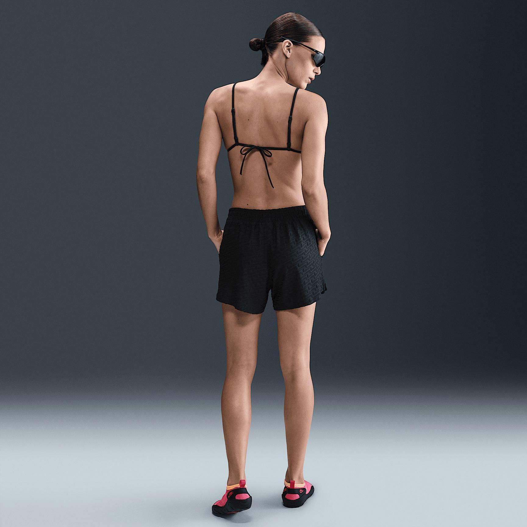 Nike Women's Swim Swoosh Link Terry Cover-Up Shorts Product Image