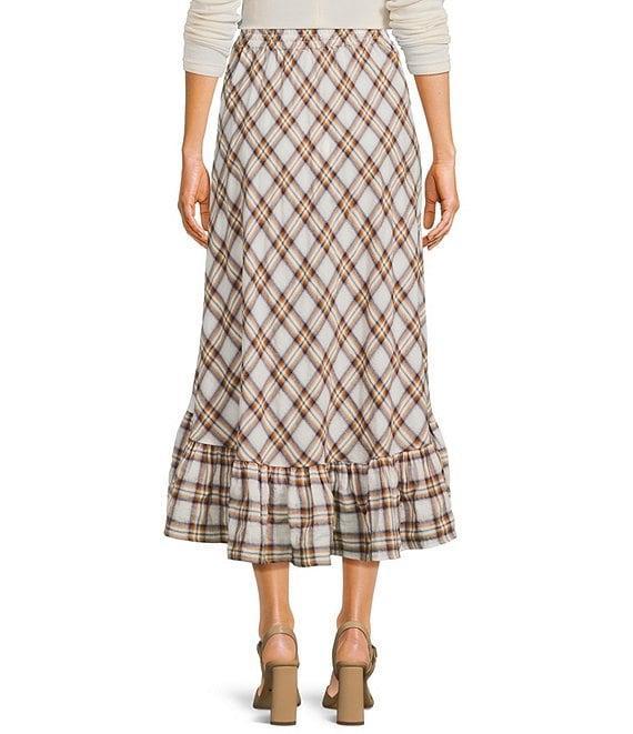 C&V Chelsea & Violet Asymmetric Ruffle Skirt Product Image