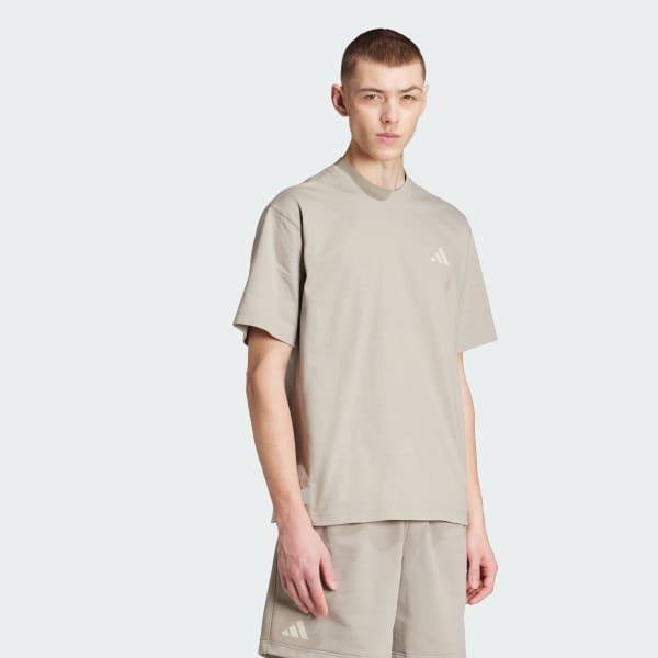 adidas Mercedes - AMG Petronas Formula One Team Premium Sweat Tee Putty Beige M Mens Product Image