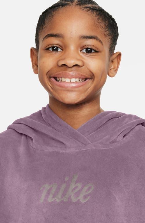 Nike Kids' Sportswear Hoodie in Plum Dust/Platinum Violet at Nordstrom, Size Xs Product Image