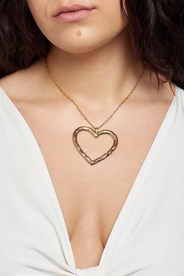 Deux Lions Jewelry Lulu Heart Necklace Womens at Urban Outfitters Product Image