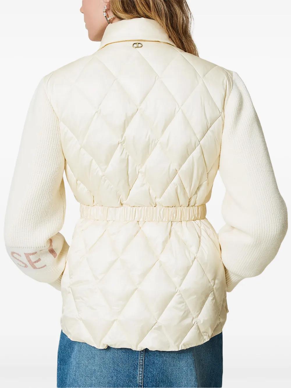 panelled quilted jacket Product Image