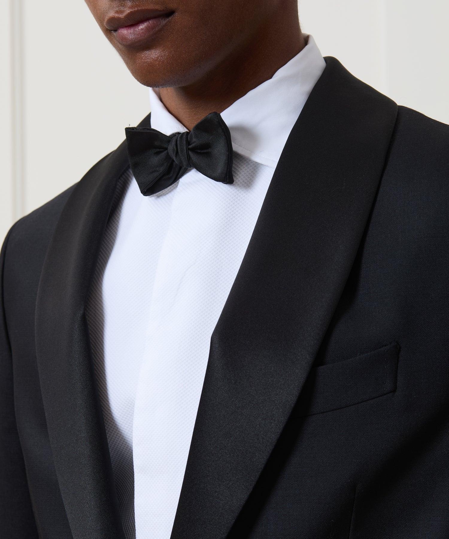 Slim Italian Wool Shawl Collar Tuxedo Product Image