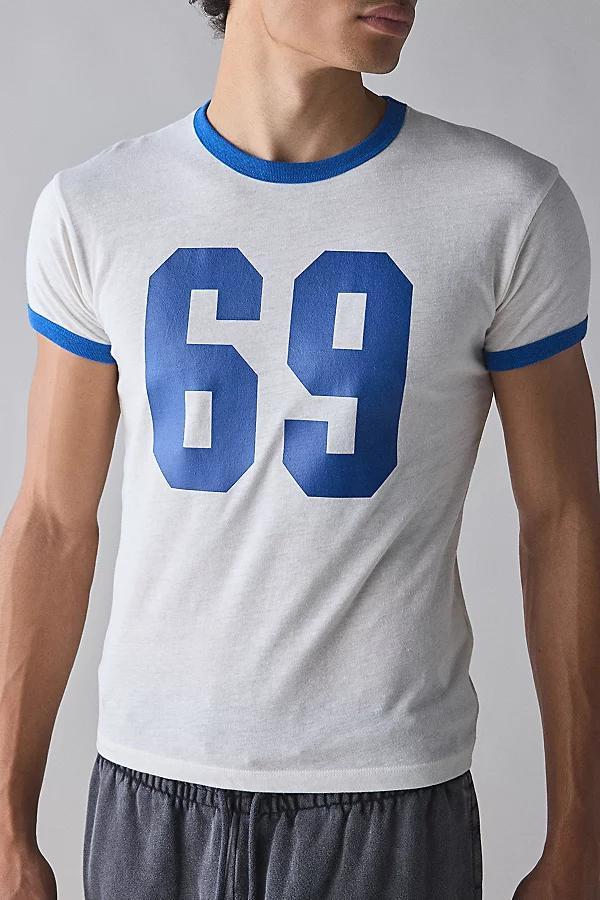 BDG Varsity Graphic Slim Fit Ringer Tee Mens at Urban Outfitters Product Image
