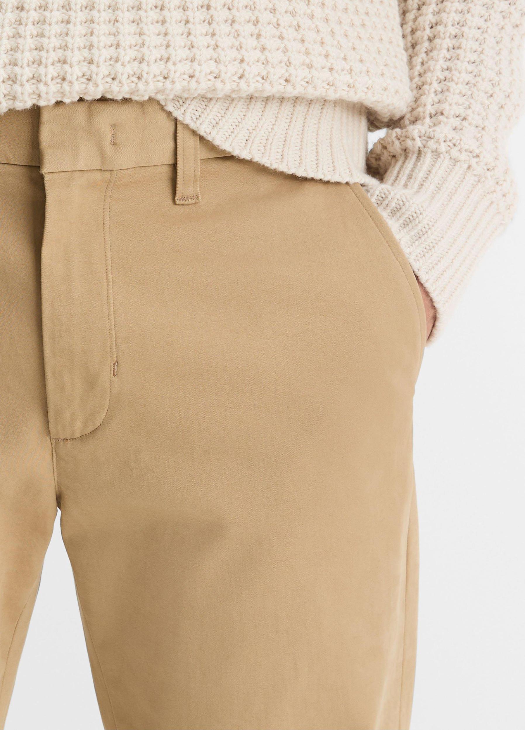 Mens Owen Athletic Stretch-cotton Pant, Pewter, Size 29 Vince Product Image