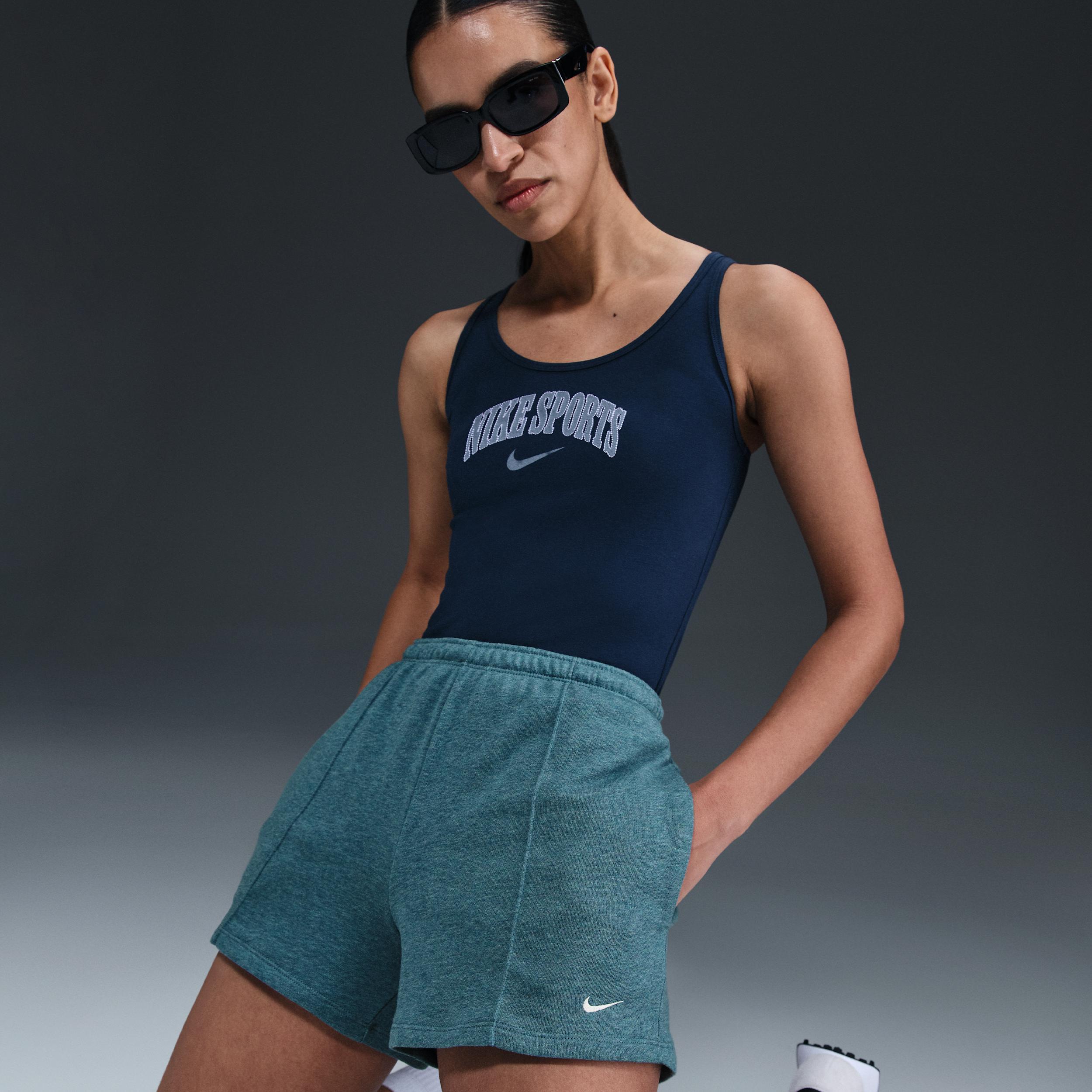 Women's Nike Sportswear Chill Terry Mid-Rise 4" French Terry Shorts Product Image