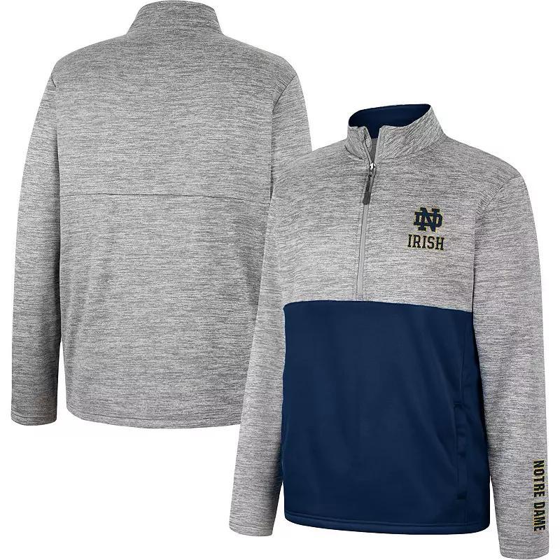 Men's Colosseum Gray Texas A&M Aggies John Half-Zip Jacket, Size: 2XL, Grey Product Image