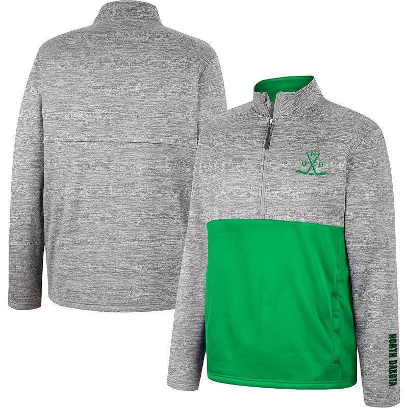 Mens Colosseum Gray North Dakota John Half-Zip Jacket Product Image