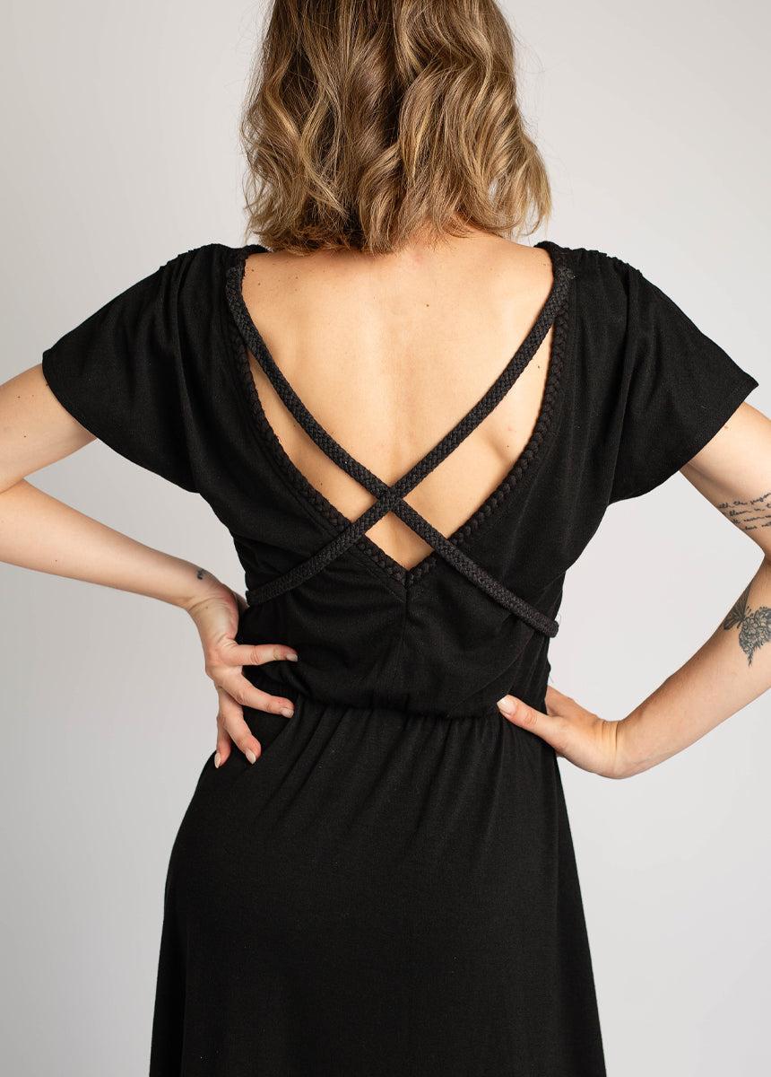 Novalie Dress in Black Female Product Image