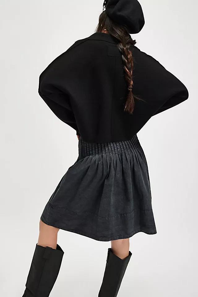 Peyton Pintuck Midi Skirt Product Image