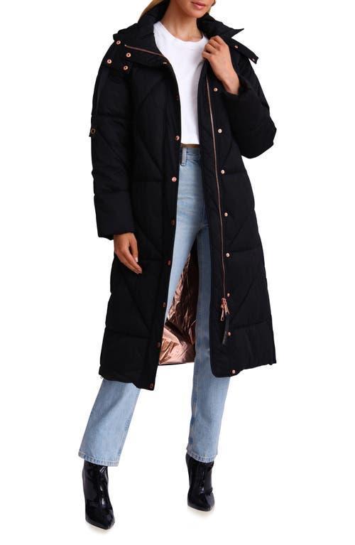 Avec Les Filles Coat Hooded Maxi Puffer Women's Clothing Product Image