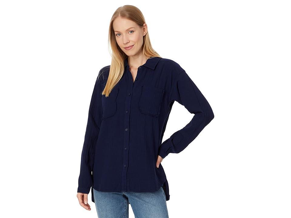 Mod-o-doc Long Sleeve Button-Up Shirt Women's Clothing Product Image