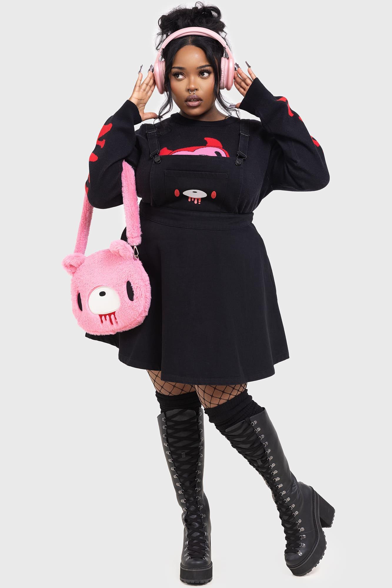 Naughty Grizzly Pinafore Dress Female Product Image