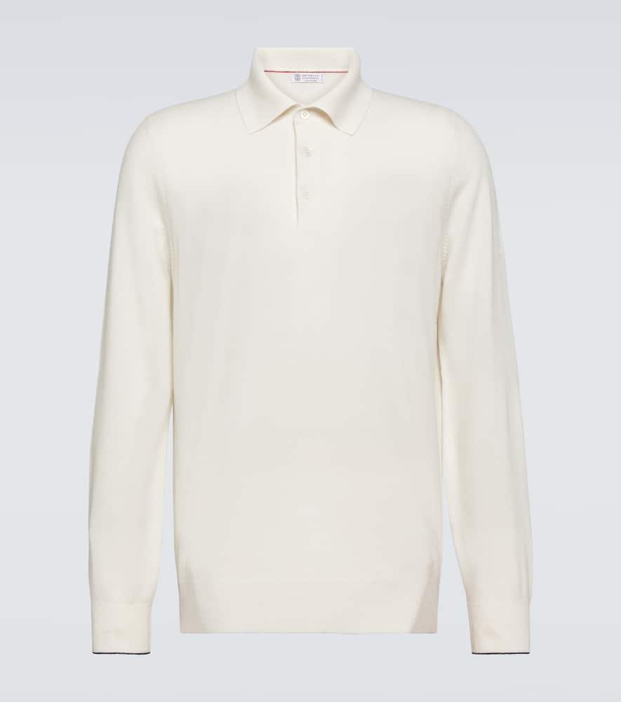 BRUNELLO CUCINELLI Collar Cashmere Sweater In Panama Product Image