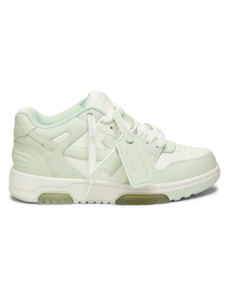 Womens Out of Office Leather Sneakers Product Image