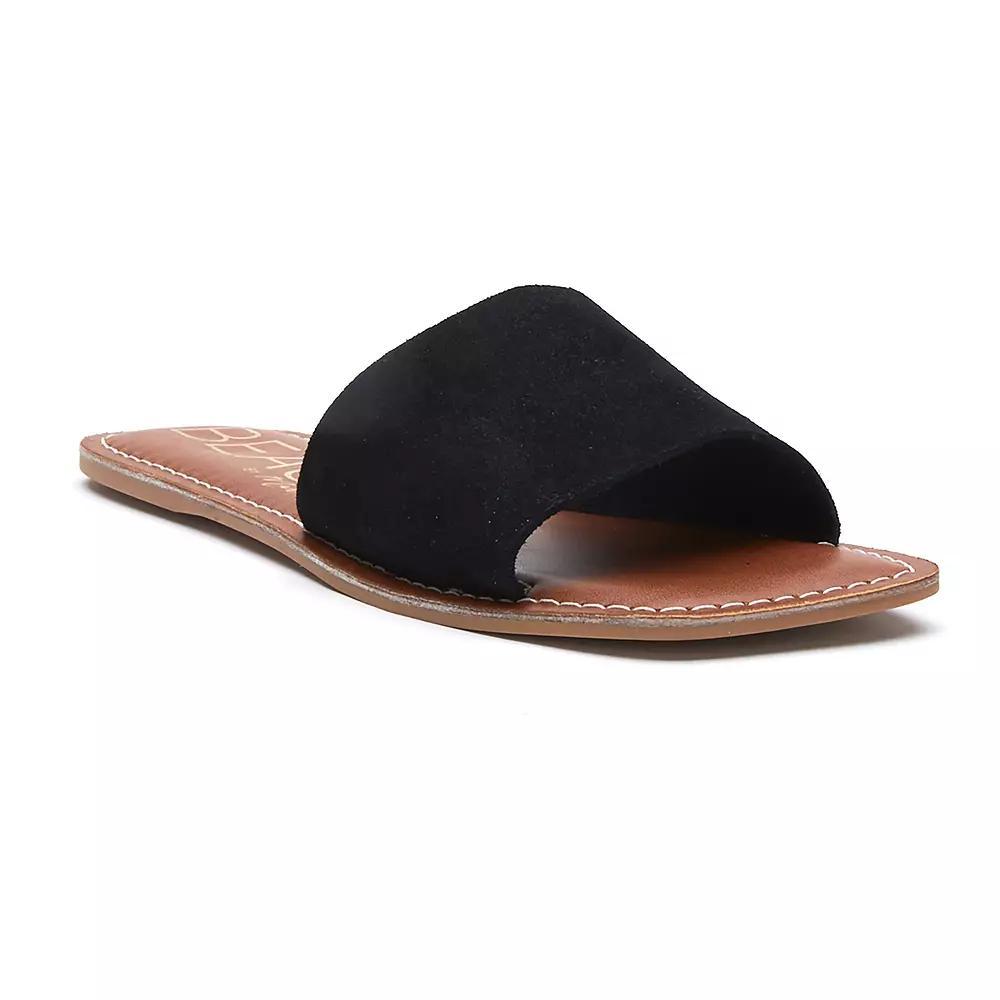 Beach by Matisse Bali Women's Suede Slide Sandals, Size: 10, Black Product Image