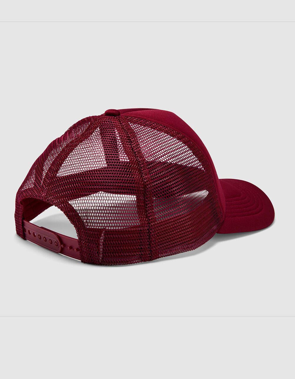 BECAUSE WEEKEND Because Wine Trucker Hat - BURGUNDY Product Image