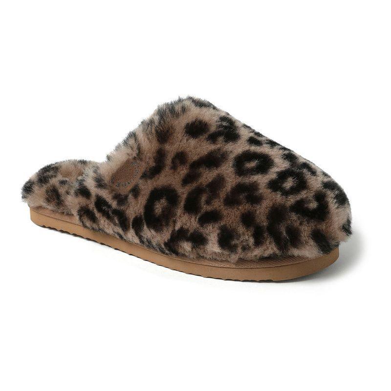 Fireside by Dearfoams Shelly Beach Scuff Women's Slippers, Size: 10, Frosted Purple Product Image
