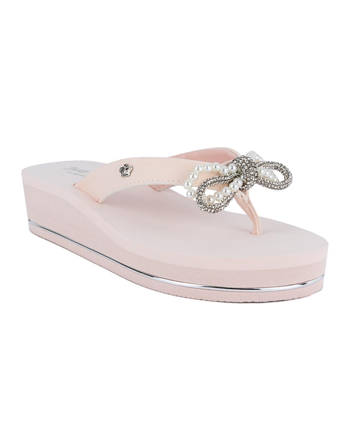 Juicy Couture Crepe Womens Wedge Sandals Product Image