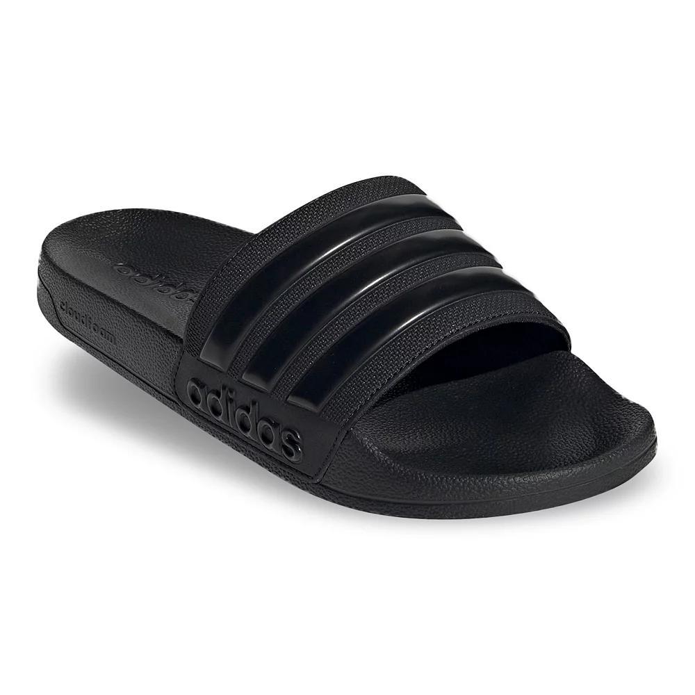adidas Adilette Men's Slide Sandals, Size: 13, Black White Black Product Image