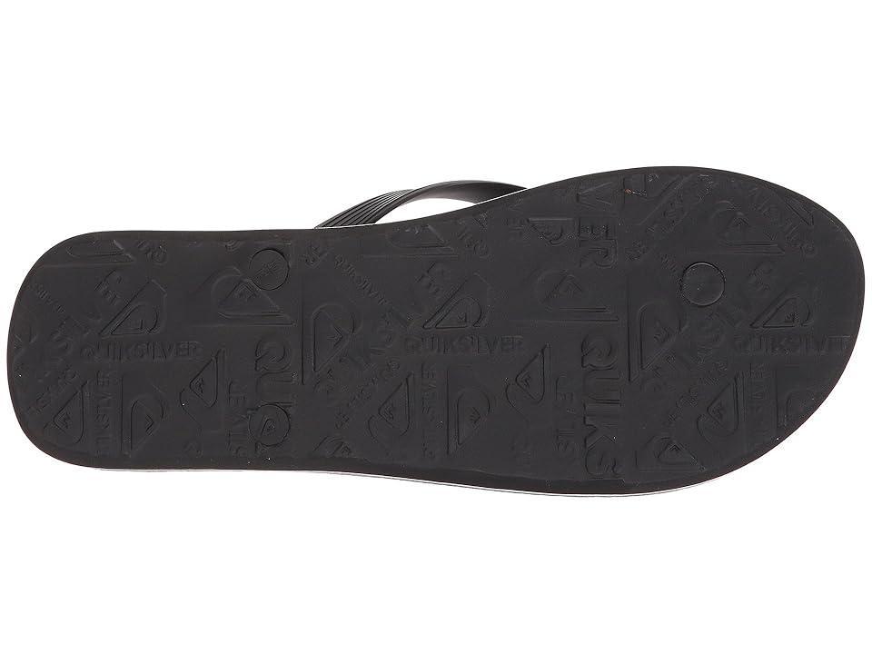 Quiksilver Molokai Black/White) Men's Sandals Product Image
