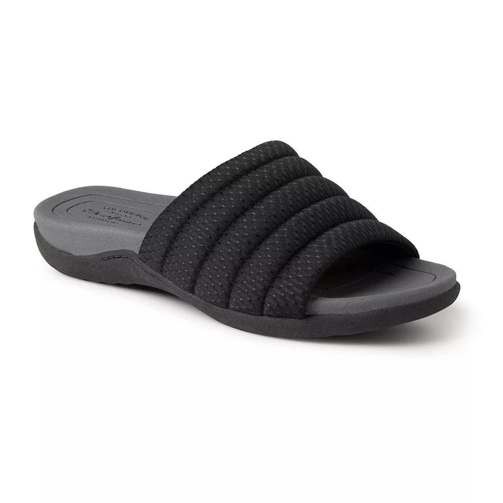 Original Comfort by Dearfoams Emma Low Foam Women's Slide Sandals, Size: 7.5, Black Product Image