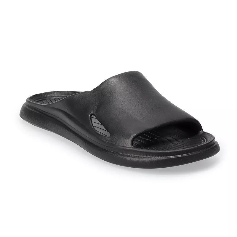 Sonoma Goods For Life® Sullivan Men's Slide Sandals, Size: 7, Black Product Image