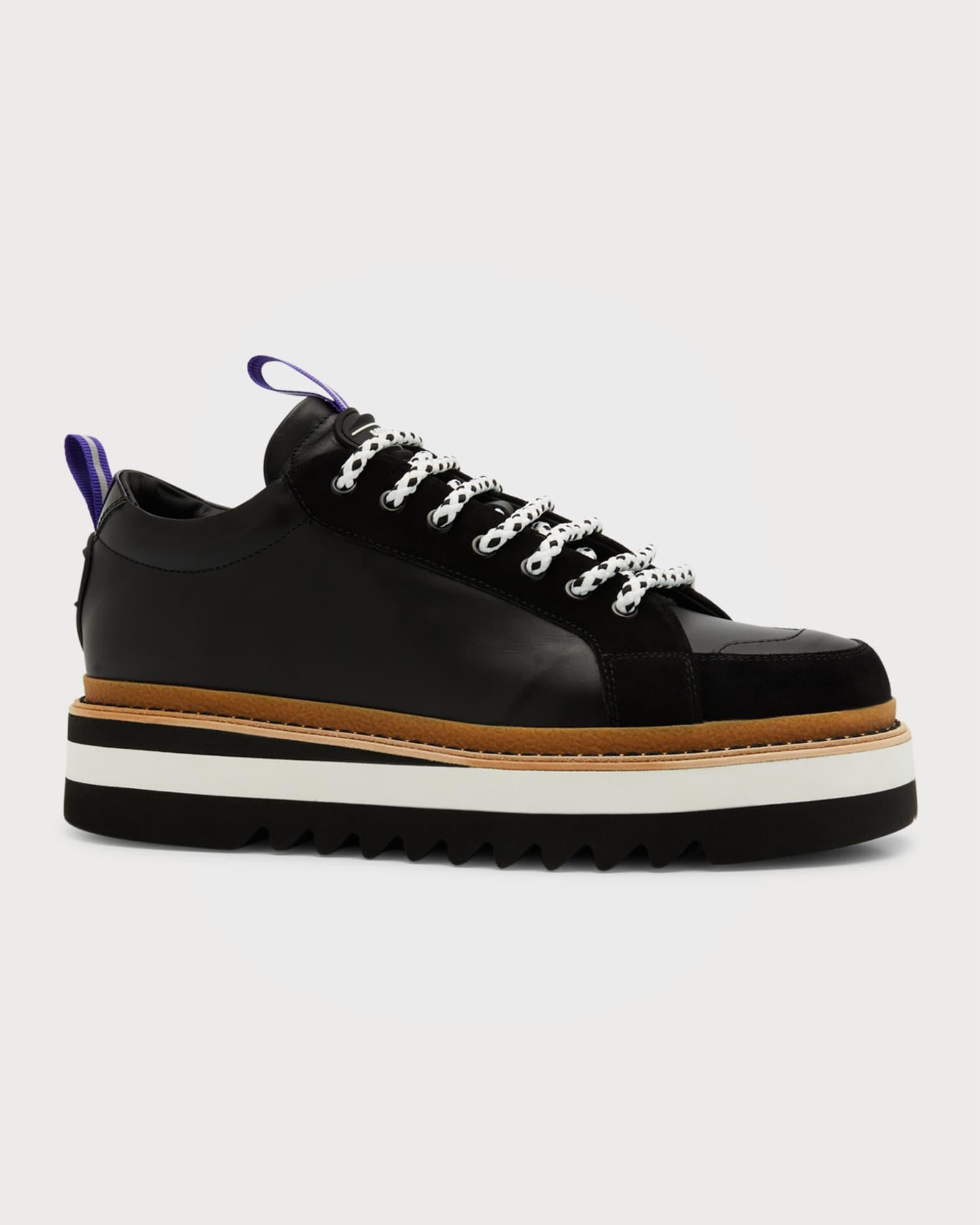 Men's City Trainer Leather Low-Top Sneakers Product Image
