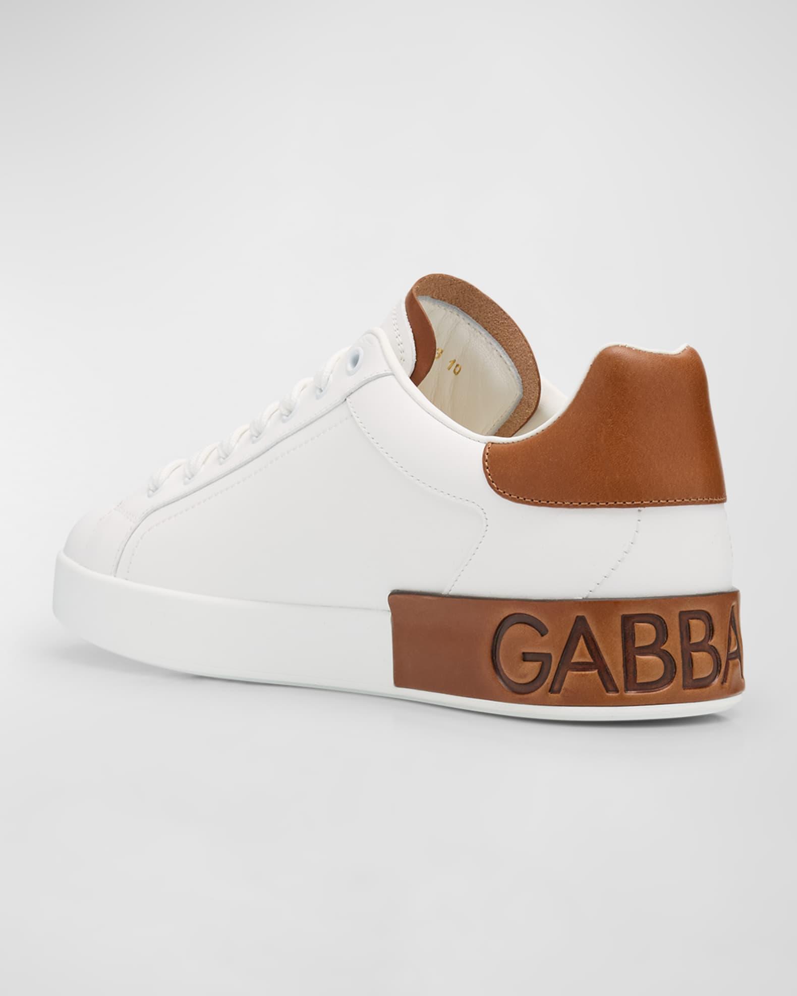 Men's Portofino Calfskin Low-Top Sneakers Product Image