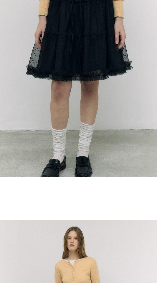 Tiered Tutu Skirt (Black) Product Image