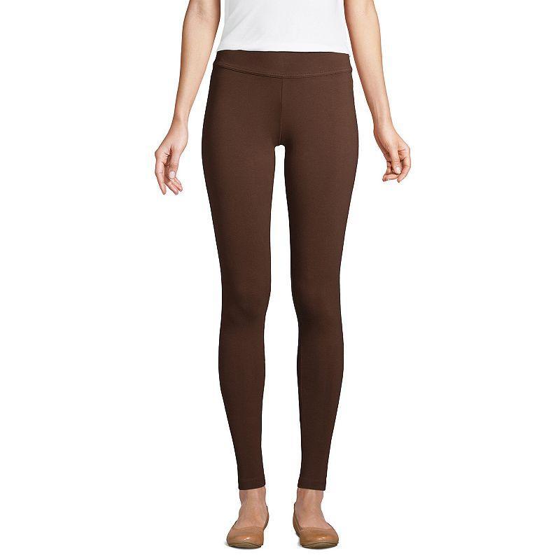 Women's Lands' End Starfish Knit Leggings, Size: XL Tall, Black Product Image