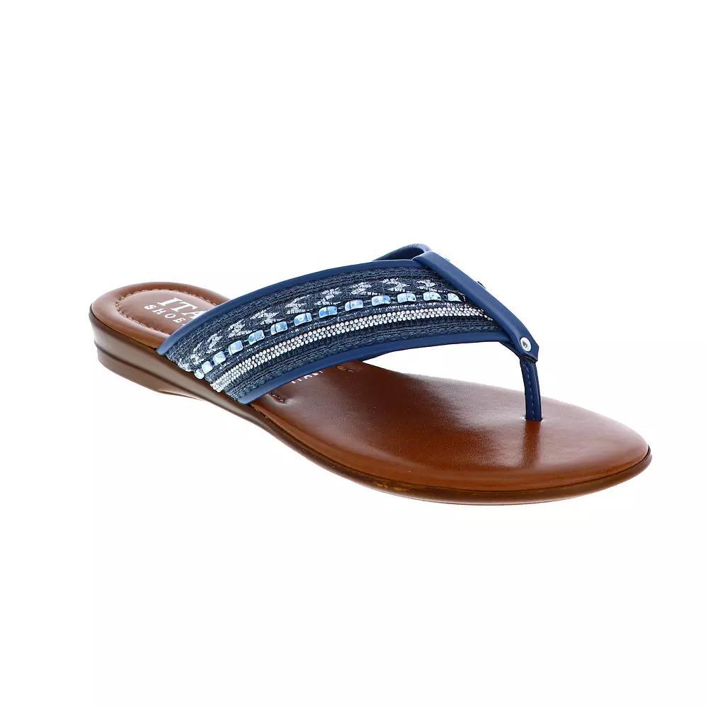 Italian Shoemakers Zali Women's Thong Sandals, Size: 10, Blue Product Image