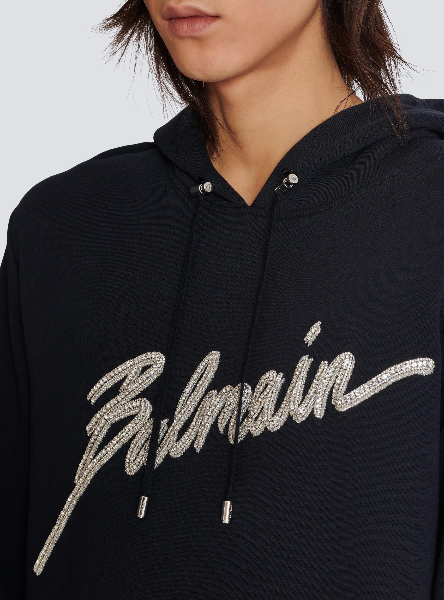 Embroidered Balmain Letter hoodie Product Image