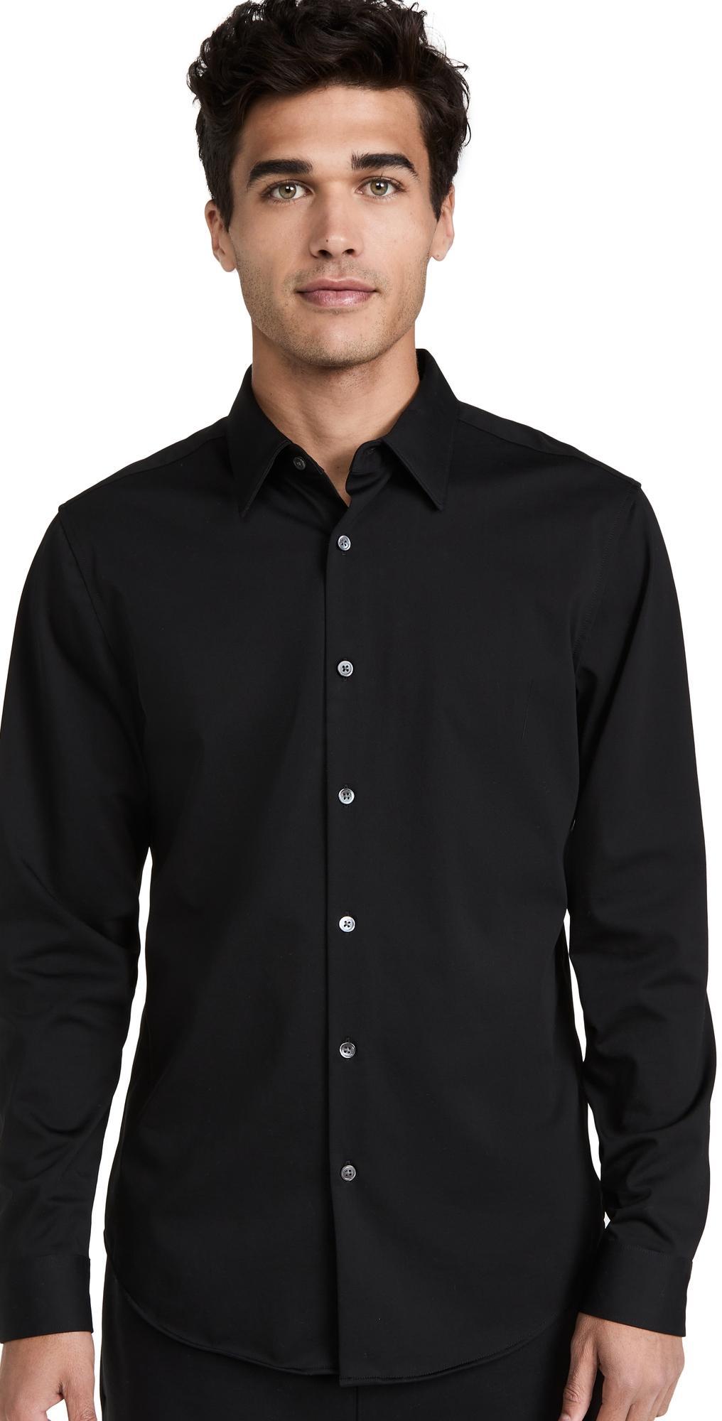 Mens Sylvain Shirt in Structure Knit Product Image