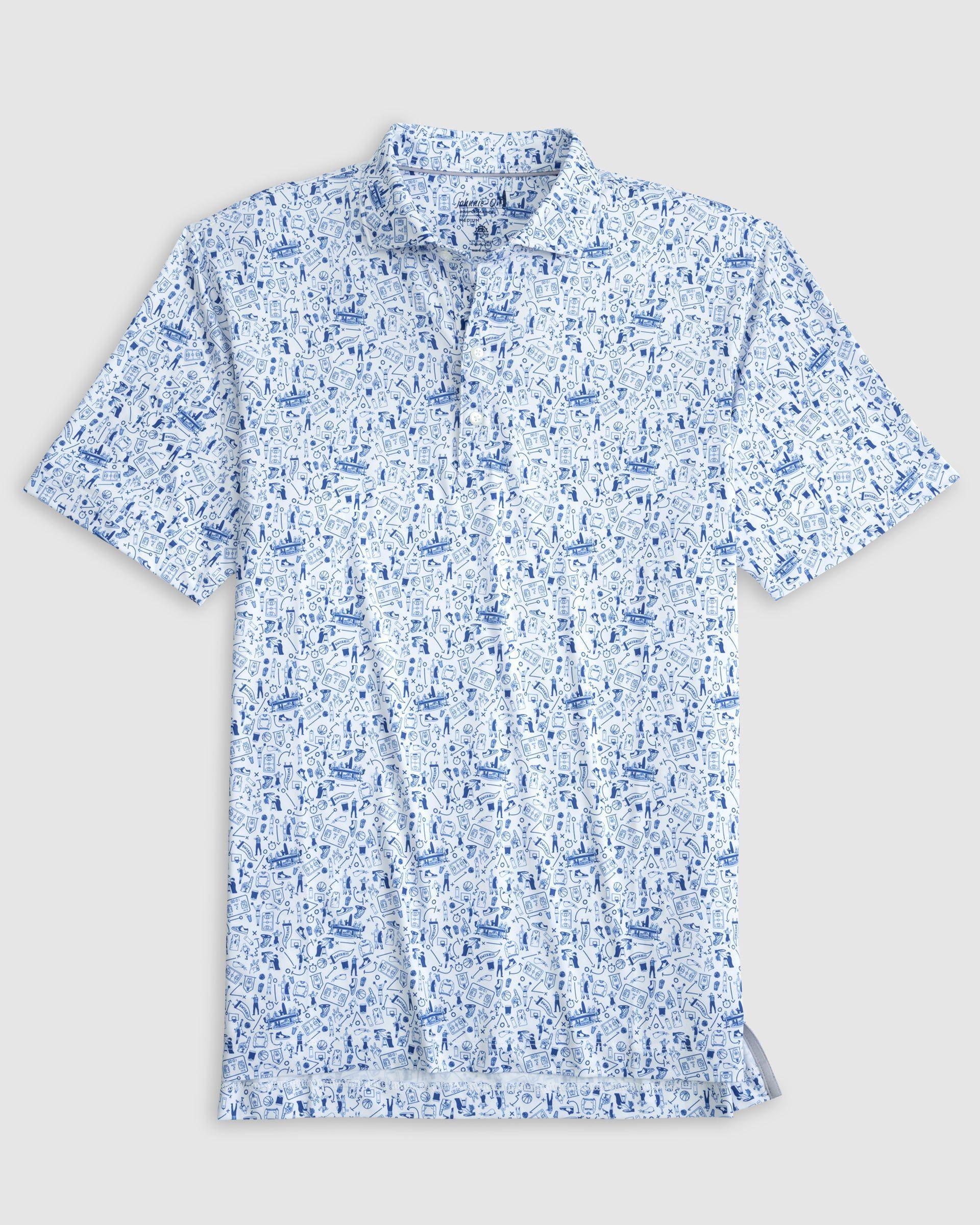 Hoop There It Is Printed Jersey Performance Polo Male Product Image