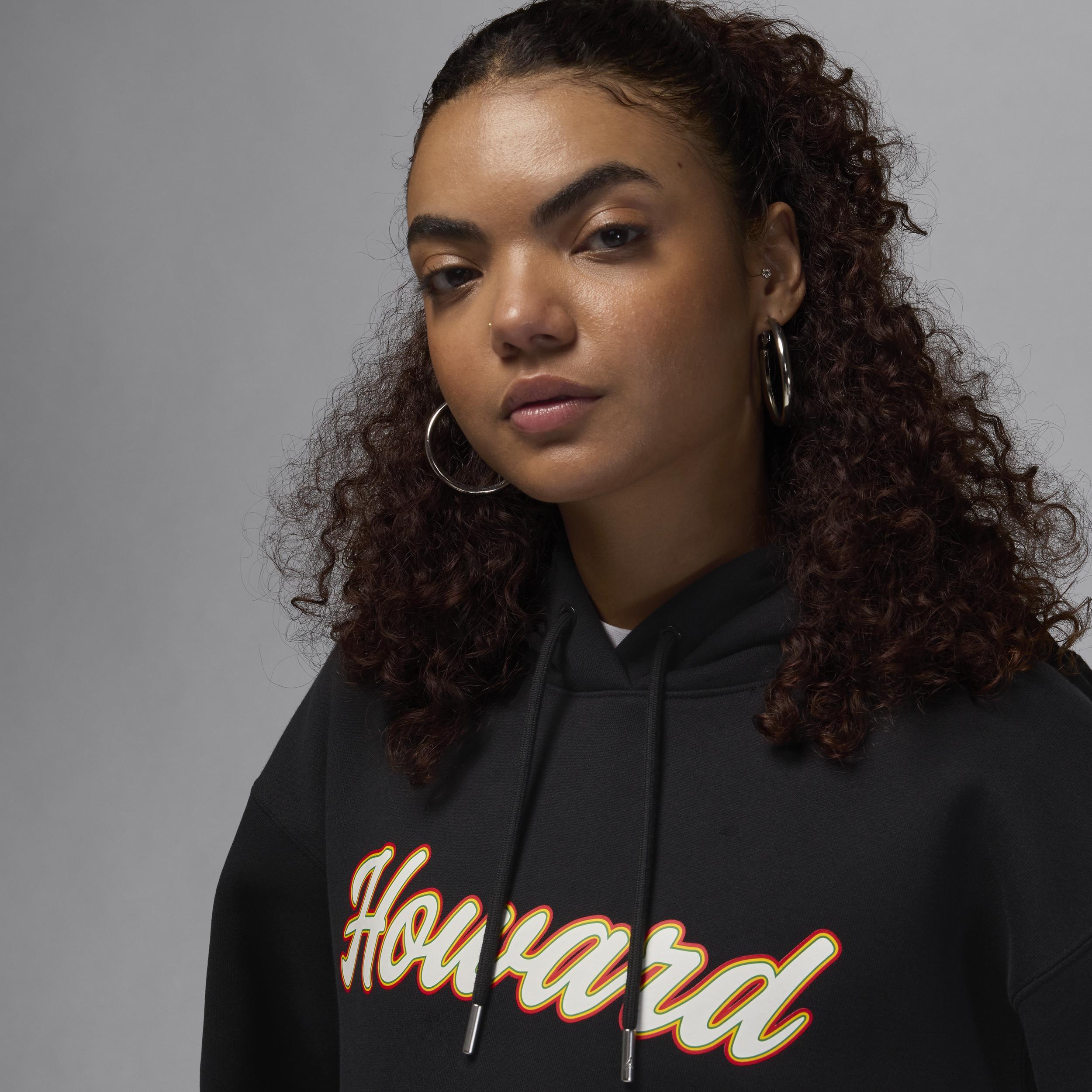 Jordan x Howard University Women's Satin-Lined Pullover Hoodie Product Image